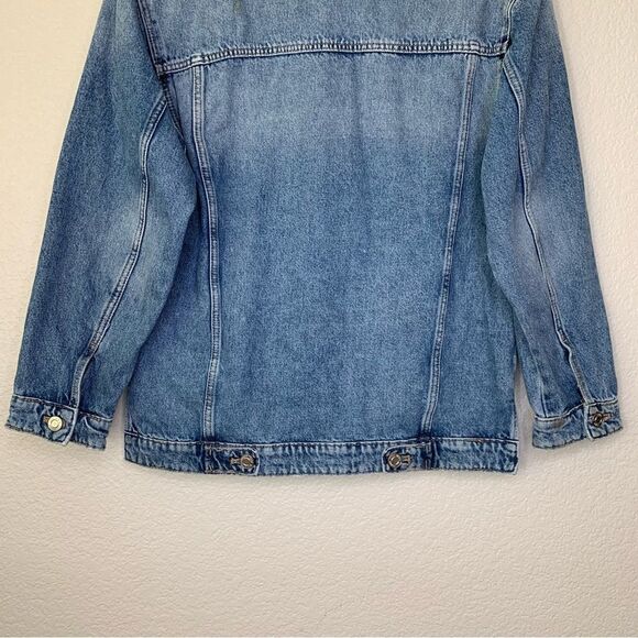 Zara Unisex Blue Denim Jacket - Picture 8 of 12